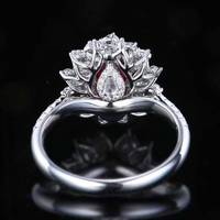 Bague en or massif 18 carats avec rubis naturel non chauffé de Mozambique, couleur sang de pigeon, ovale 1,02 ct, et 48 diamants, bijou de déclaration pour mariage