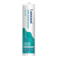 Mastic silicone à durcissement acide, étanche, pour joints de fenêtres, portes, cuisines et salles de bain