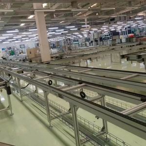 Customized New Aluminum Profile Modular Conveyor Line With Pallet Transfer & Buffer Stations, Durable 20m/min Speed - Product Image 3