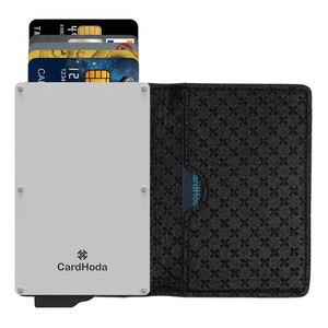 CardHoda Slim PU Leather Card Holder Geometric Pattern Minimalist <b>Wallet</b> Unisex Short Length Anti-Theft <b>RFID</b> <b>Blocking</b> - Product Image 1