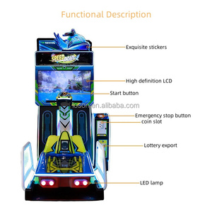 Fábrica al por mayor de monedas Racing Rowing Arcade Simulator Game Center Speedboat Surf Boat Experience Machine - Product Image 3