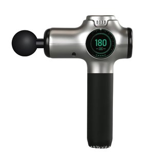 Pistola de Masaje para Relajación Muscular, 12 Niveles de Velocidad, Motor sin Escobillas, Recargable por USB, 5 Cabezales de Masaje - Product Image 2
