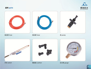 เครื่องฉีดโพลียูรีเทนแรงดันสูง ทนทาน ผลิตจากเหล็ก ได้รับการรับรองมาตรฐาน ISO9001 สำหรับงานเคลือบอาคารและคอนกรีต - Product Image 6