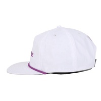 Casquette Snapback Unisexe 5 Panneaux en Polyester avec Logo Brodé Personnalisé, Bord Plat et Écusson Tissé de Haute Qualité – Vente en Gros