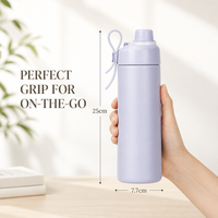 Gobelet isotherme en acier inoxydable 304/316, anti-fuite, à double paroi, bouteille d'eau écologique sans BPA pour la famille, le bureau, l'école