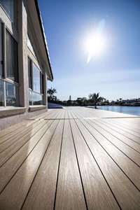Không thấm nước và lớp phủ chống trượt WPC sàn gỗ chất lượng gỗ WPC nhựa composite decking WPC decking Composite - Product Image 4