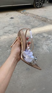Sandali con tacco alto da donna, nuovi arrivi estivi, <span class=keywords><strong>scarpe</strong></span> da festa alla moda con punta aperta, design misto, all'ingrosso - Product Image 2