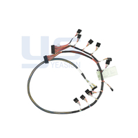 Manguera de cableado de radio para coche de nailon con malla, estilo OEM, multipin, para actualización de radio Android, instalación fácil Plug and Play