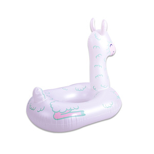 Child Inflatable Llama Swimming <b>Ring</b> Novelty Float PVC 0.22mm <b>Thick</b> Portable Fast Inflate - Product Image 3