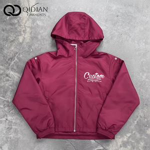 Manufacturer Custom <strong>Men's</strong> <strong>Summer</strong> Windbreaker Set <strong>Jacket</strong> and Nylon Pants Oversized Zip up Windbreaker Tracksuit Baggy Joggers OEM - Product Image 6