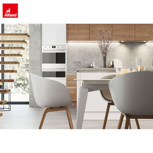 AllandCabinet Design moderno ad alta finitura lacca Gloss armadio da cucina <span class=keywords><strong>MDF</strong></span> pannello in legno massiccio include lavello fabbrica prezzo all'ingrosso - Product Image 3