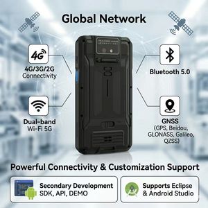 Terminal portable sans fil PDA lecteur de codes-barres JR 937, résistant aux chutes de 1,5 m, pour le contrôle des stocks en magasin de détail - Product Image 2