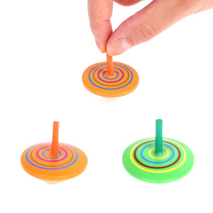 Toupie en bois couleur arc-en-ciel, jouet pour enfants de 4 à 7 ans, jouet de bureau anti-stress - Product Image 4