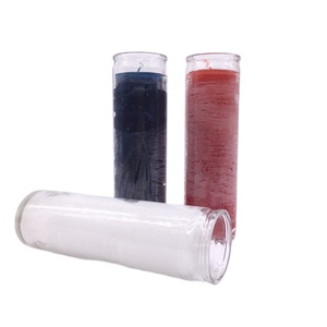 Venta al <span class=keywords><strong>por</strong></span> <span class=keywords><strong>Mayor</strong></span> <span class=keywords><strong>de</strong></span> Fábrica, <span class=keywords><strong>Velas</strong></span> en Frascos <span class=keywords><strong>de</strong></span> Vidrio <span class=keywords><strong>de</strong></span> 7 Días, 6*21cm, 100% Algodón/Mecha <span class=keywords><strong>de</strong></span> Madera, Uso en Exteriores, MOQ Bajo, Iglesia, 650g, 12/24 Cajas - Product Image 2