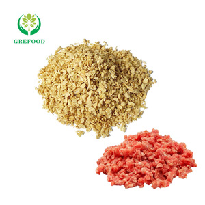 Campione gratuito TVP testurizzato tasso di reidratazione delle proteine di soia 1:3.8 additivi alimentari come salsiccia/tortino di carne vegana per vegetariani - Product Image 6