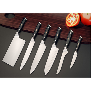 Los mejores <span class=keywords><strong>cuchillos</strong></span> <span class=keywords><strong>de</strong></span> cocina promocionales <span class=keywords><strong>Juego</strong></span> <span class=keywords><strong>de</strong></span> <span class=keywords><strong>cuchillos</strong></span> <span class=keywords><strong>de</strong></span> acero inoxidable bajo <span class=keywords><strong>de</strong></span> 6 piezas con bloque - Product Image 1
