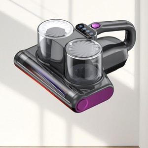 Dual Cup Handheld <b>Vacuum</b> Cleaner With Uvc Mite Removal For Bedding White 300 500W <b>Portable</b> Electric Dust Box - Product Image 4