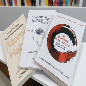 Ensemble de livres de développement personnel : Atomic Habits, Ne Croyez Pas Tout Ce Que Vous Pensez & Le Courage d'être Détesté (Lot de 3 livres) - Product Image 3