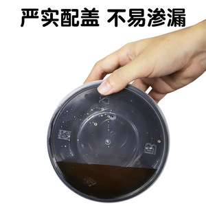 Thickened Pp Disposable Round Bowl Microwave Safe For Fruit Salad Serving - Product Image 5