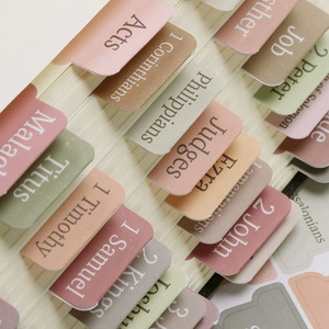 Onglets de <span class=keywords><strong>Bible</strong></span> personnalisés en vinyle laminé, 66 onglets pour l'<span class=keywords><strong>Ancien</strong></span> <span class=keywords><strong>et</strong></span> le <span class=keywords><strong>Nouveau</strong></span> <span class=keywords><strong>Testament</strong></span>, imperméables, cadeau chrétien - Product Image 5