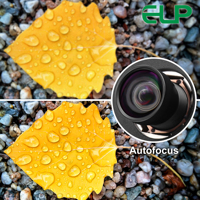 ELP Auto Focus 4K Webcam con micrófono para PC portátil IMX415 Mini UVC USB Cámara de visión artificial para Raspberry PI Jetson Nano
