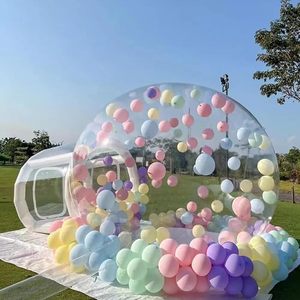 Maison à bulles de 10 pieds tente à bulles <span class=keywords><strong>gonflable</strong></span> 100% tente à bulles en PVC avec ventilateur, adaptée aux fêtes et aux mariages - Product Image 1