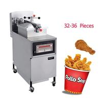 Friteuse à pression électrique commerciale, machine à frire le poulet, 32 ailes et cuisses de poulet