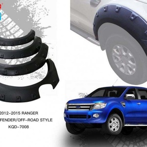 Car Exterior Accessories 4x4 ABS <b>Plastic</b> Fender Flares Durable Matte Finish Easy Installation <b>Wheel</b> Arches for Ford Ranger - Product Image 3