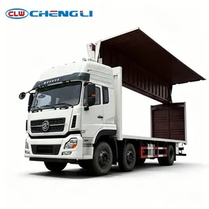 Camion de transport de marchandises à ailes hydrauliques 6X2 25 tonnes de charge utile totale 9m 260HP Yuchai Diesel pour le transport logistique - Product Image 6