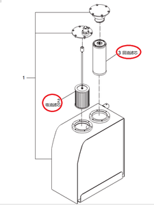 Filtro de succión de aceite compatible con Liugong, pieza 53C0616 para modelos 970E, 922E, 920E, 928E, 925E, 926E, 924E - Product Image 6