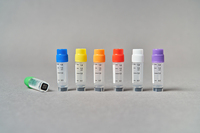 Flacon cryogénique 2D à filetage externe de 2,0 ml, emballage en sachet, bouchons multicolores, codes 3-en-1, -196 ℃ ~121 ℃ Stérile et sans DNase RNase