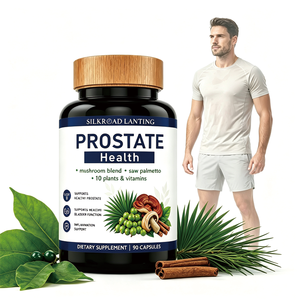 Complément Herbal pour Hommes à Base de Palmier Nain et de Champignons, en Capsules, avec 10 Plantes et Vitamines - Product Image 1