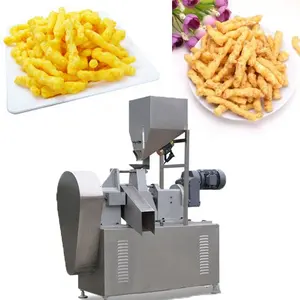 Máquina kurkure horneada nik naks, extrusora de procesamiento, máquina para hacer chips chetos