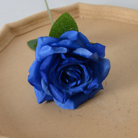 Rose artificielle en soie à tige unique, fleur décorative pour mur, décoration de mariage, hôtel, accessoire de photographie, décoration de fête