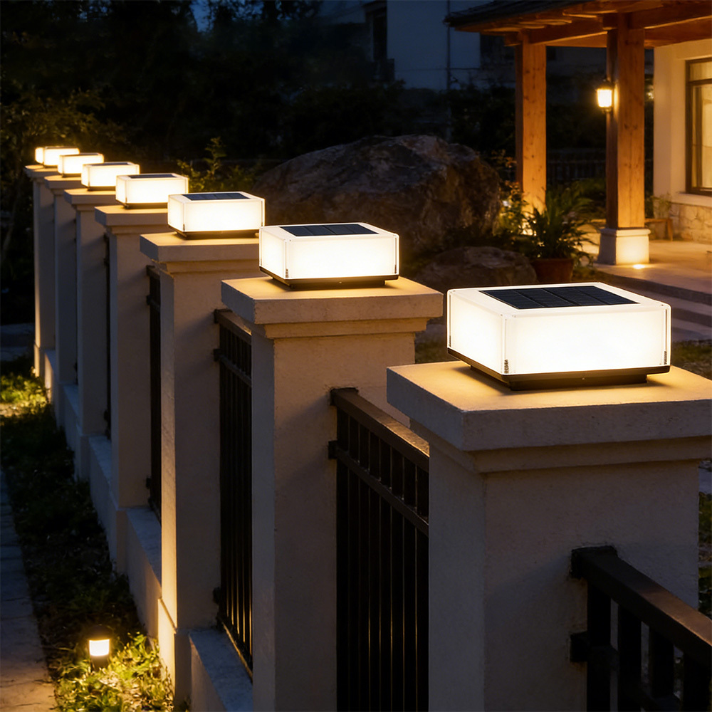 Square IP68 Waterproof Outdoor Fence Light for Garden Landscape Decorating