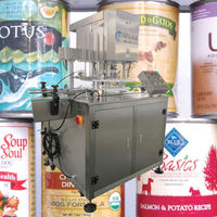 Machine automatique de scellage de couvercle de canette de soda en aluminium plastique pour animaux de compagnie