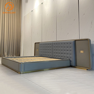 <span class=keywords><strong>Letto</strong></span> Semplice Turco in Pelle con Struttura in Legno, Misura King Size, <span class=keywords><strong>Singolo</strong></span>, Grigio, <span class=keywords><strong>Letto</strong></span> a Piattaforma <span class=keywords><strong>per</strong></span> Una Persona - Product Image 6