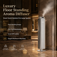 Tour électrique 500ml Diffuseur d'huiles essentielles de parfum intelligent Home Hotel Metal Scent Air Machine Spa et Office Aroma Difuser