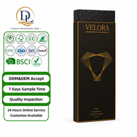 Boîte cadeau verticale personnalisée écologique et recyclable pour chocolats, avec gaufrage à chaud doré et doublure en éponge, pour confiseries
