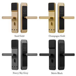 Serrure intelligente en alliage d'aluminium de haute qualité carte RFID Induction magnétique connectivité WiFi carte de stockage en nuage glisser serrure en <span class=keywords><strong>bois</strong></span>/acier - Product Image 5