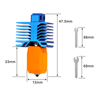 Kit Hotend TZ5.0 pour Bambu Lab X1 X1C P1P P1S, buses en acier bimétallique trempé de 0,4 mm, accessoires d'imprimante 3D