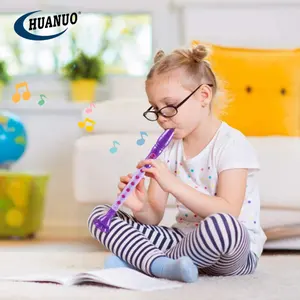 Crianças educacional clarinete musical, de plástico, brinquedos, instrumento de flauta, brinquedo, eletrônico, instrumento de clarinete