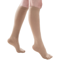 Bas de compression favorisant la circulation sanguine, chaussettes anti-embolie, respirantes, confortables et durables pour la prévention du THCV
