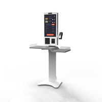 Système de paiement automatique par reconnaissance faciale avec lecteur de codes-barres et caméra intérieure/extérieure, compatible SDK, pour distributeur automatique de paiement mobile par IA