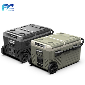 Nevera Portátil de Doble Zona M45 de 45L, Nevera para Auto de 12V/24V con Compresor, Congelador para Acampar, Hogar y Vehículos, Hecha de Plástico - Product Image 3