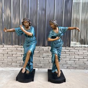 カスタムメイドの金属彫刻 真鍮製童話の像 等身大彫刻 - Product Image 2