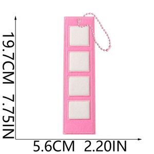 ป้ายห้อยทำจากผ้าสักหลาด DIY ป้ายปักขนาดเล็ก ป้ายเปล่าสำหรับทำพวงกุญแจ จี้ห้อยสำหรับงานฝีมือ ป้ายของขวัญ ป้ายปักชื่อส่วนตัว - Product Image 5