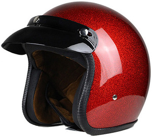 Dot & CE được phê duyệt unisex ABS phát sáng nửa Mũ bảo hiểm mở mặt với Visor Kích thước XL cho tất cả các mùa cưỡi Điều kiện Mới đóng hộp - Product Image 3