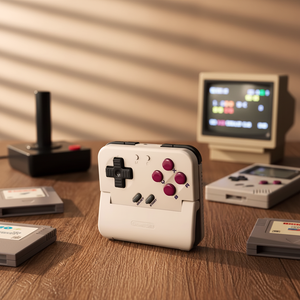 Manette de jeu sans fil GameSir Taco avec batterie intégrée pour <span class=keywords><strong>Steam</strong></span>, compatible avec NES/Retro Mini, console de jeu d'arcade portable - Product Image 1