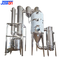 Huile chaude à la vapeur Distillation moléculaire de jus de raisin Extraction d'huile essentielle Concentrateur d'évaporation unique à film tombant